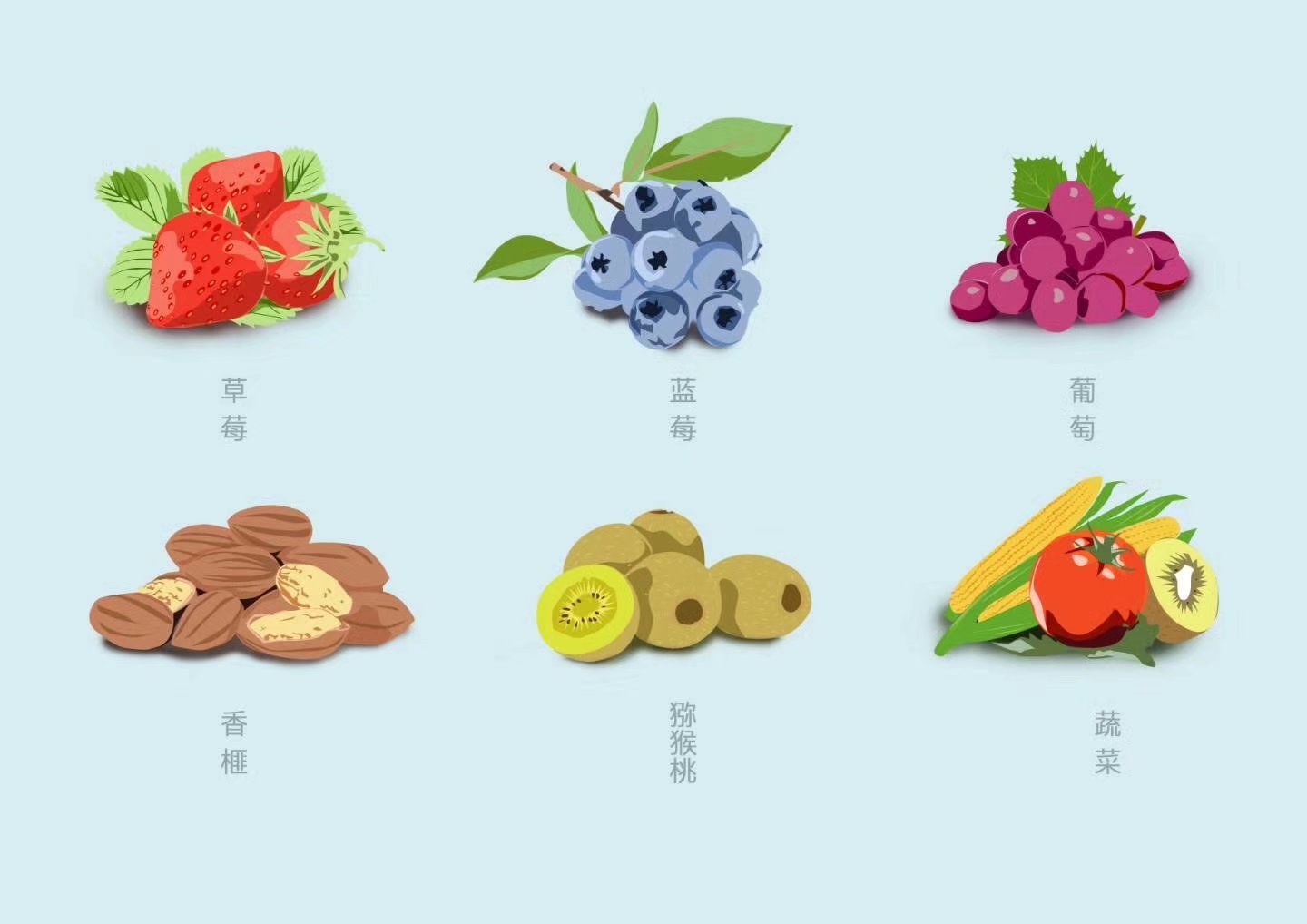 水果插画的艺术魅力